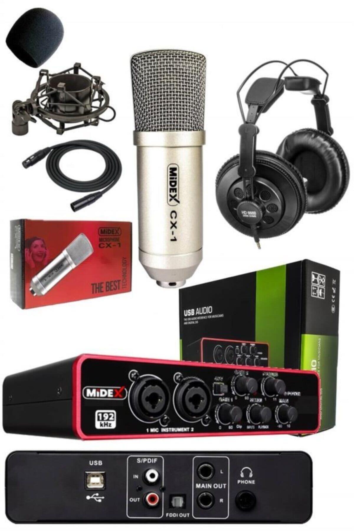 Lastvoice Stüdyo Ekipmanları Ses Kartı Mikrofon Kulaklık Special Paket-2