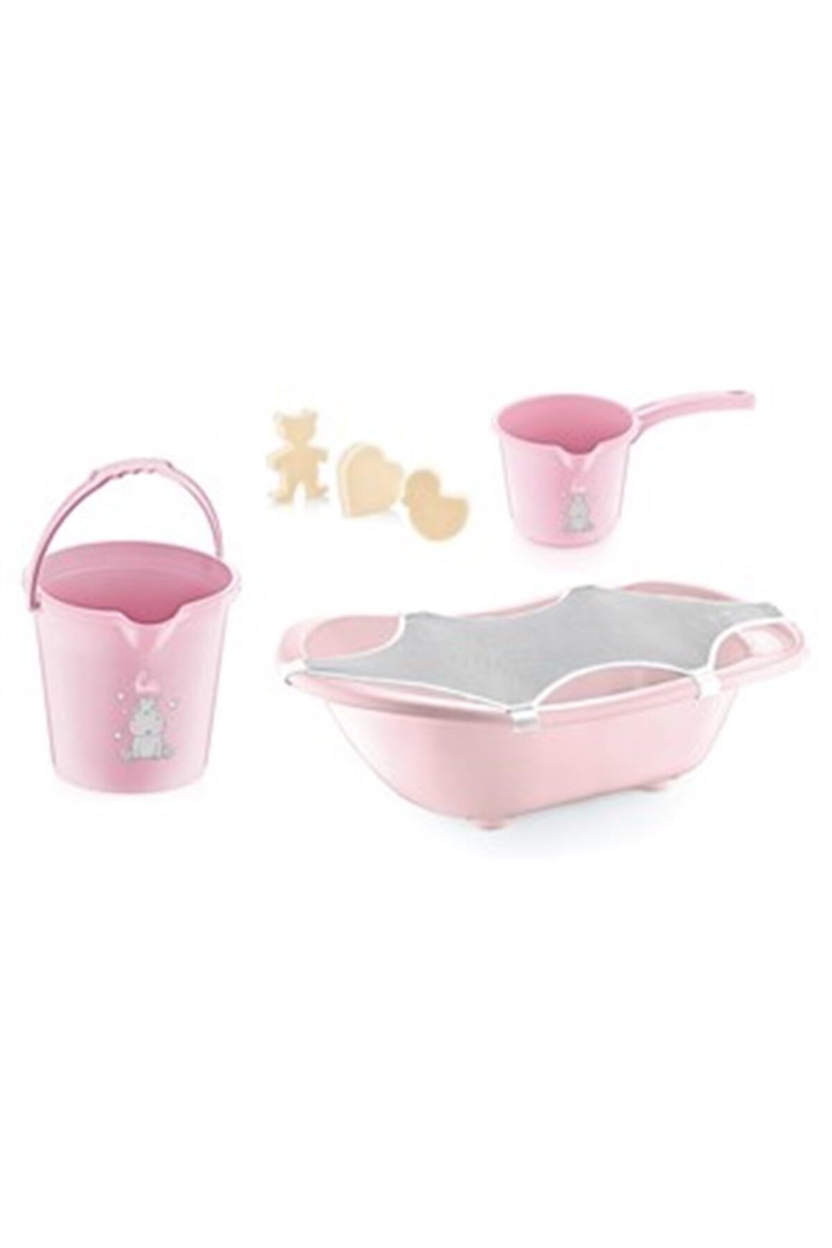 Babyjem Baby Jem Bebek Banyo Seti 5 Parça Mat Pembe