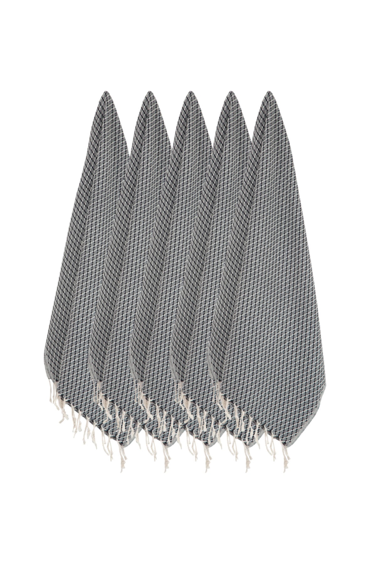 Wellstil Satranç Peştamal 5'li Set Siyah