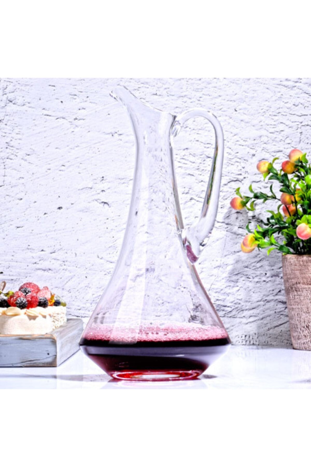 Kosova Alegre Glass Karaf Sürahi Dekorsuz Sade