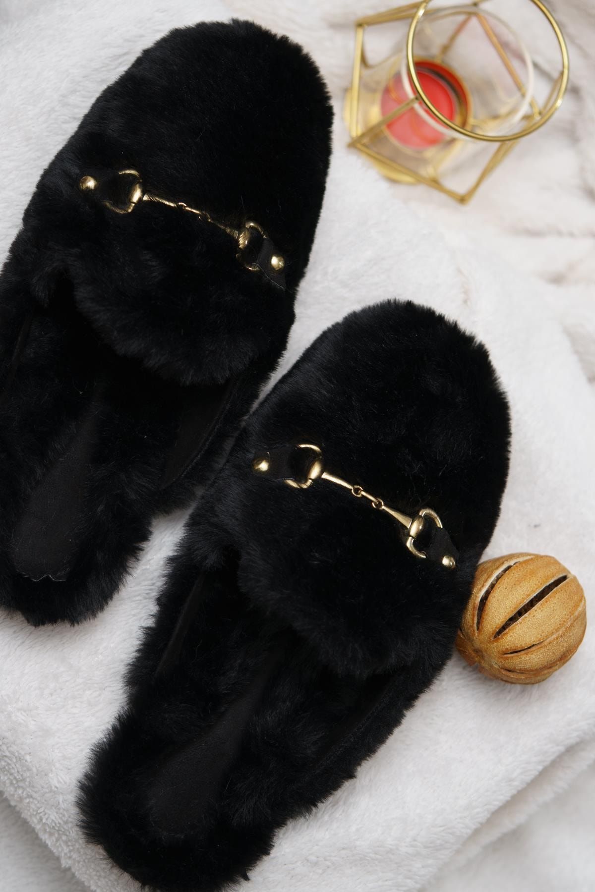 OCT Shoes Kadın Peluş Terlik Ts1054