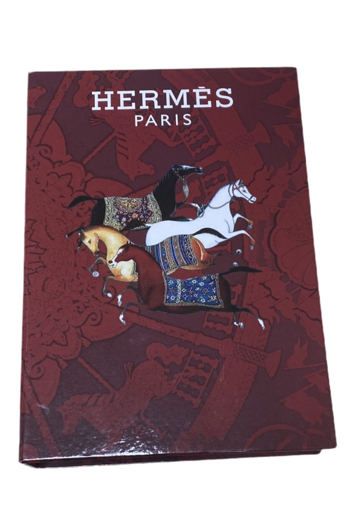 BYCONCEPTHOME Bordo Hermes Dekoratif Kutu