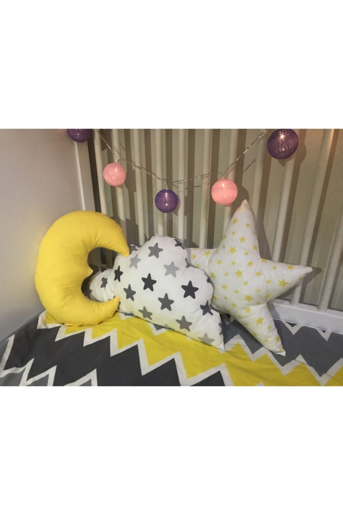 Nigar Home Dekoratif Üçlü Yastık Set Uyku Arkadaşı