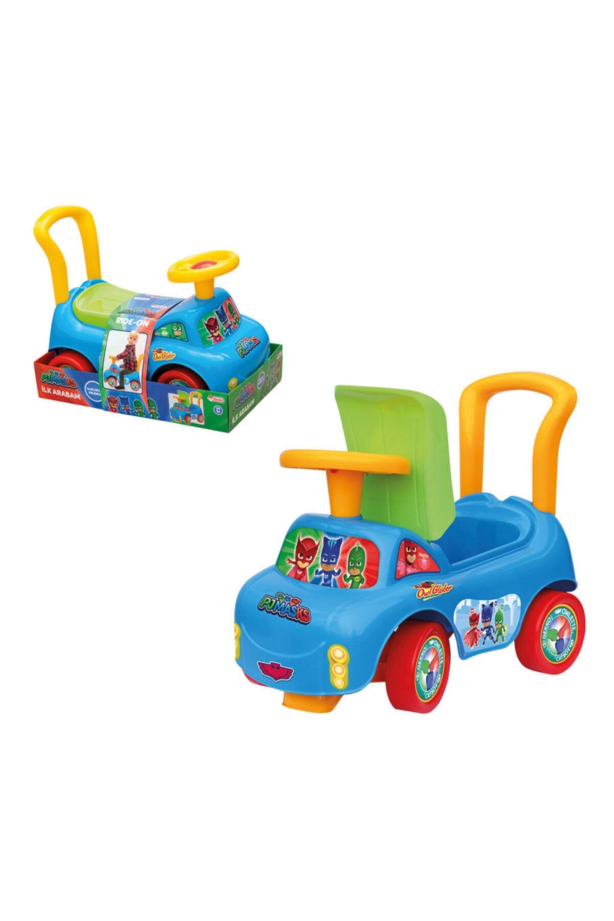 Dede Oyuncak Pj Masks Çocuk Oyuncak Yürüme Arkadaşım Çocuk Ev Içi Eğlenceli Ilk Arabam