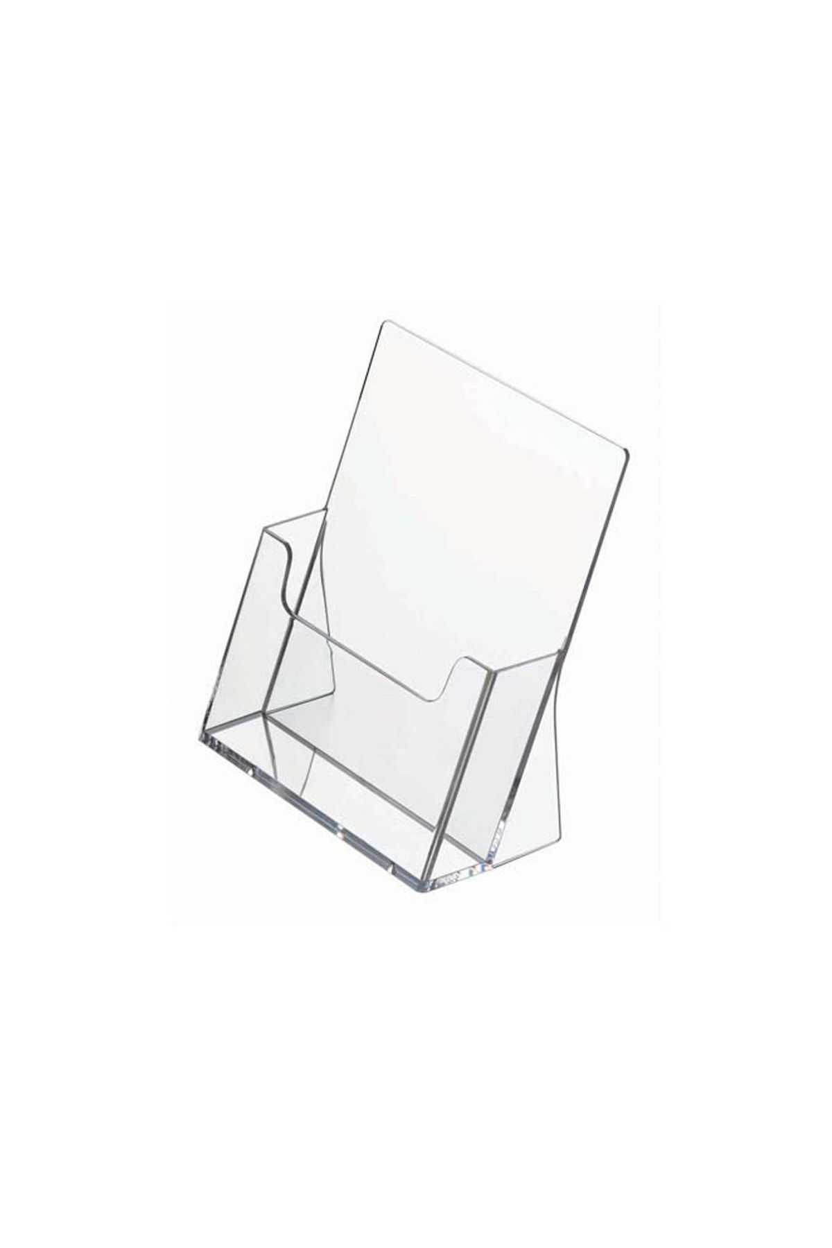 DERİN DİSPLAY 5'li Masaüstü 21x30 Cm Şeffaf Pleksi Föylük / Broşürlük