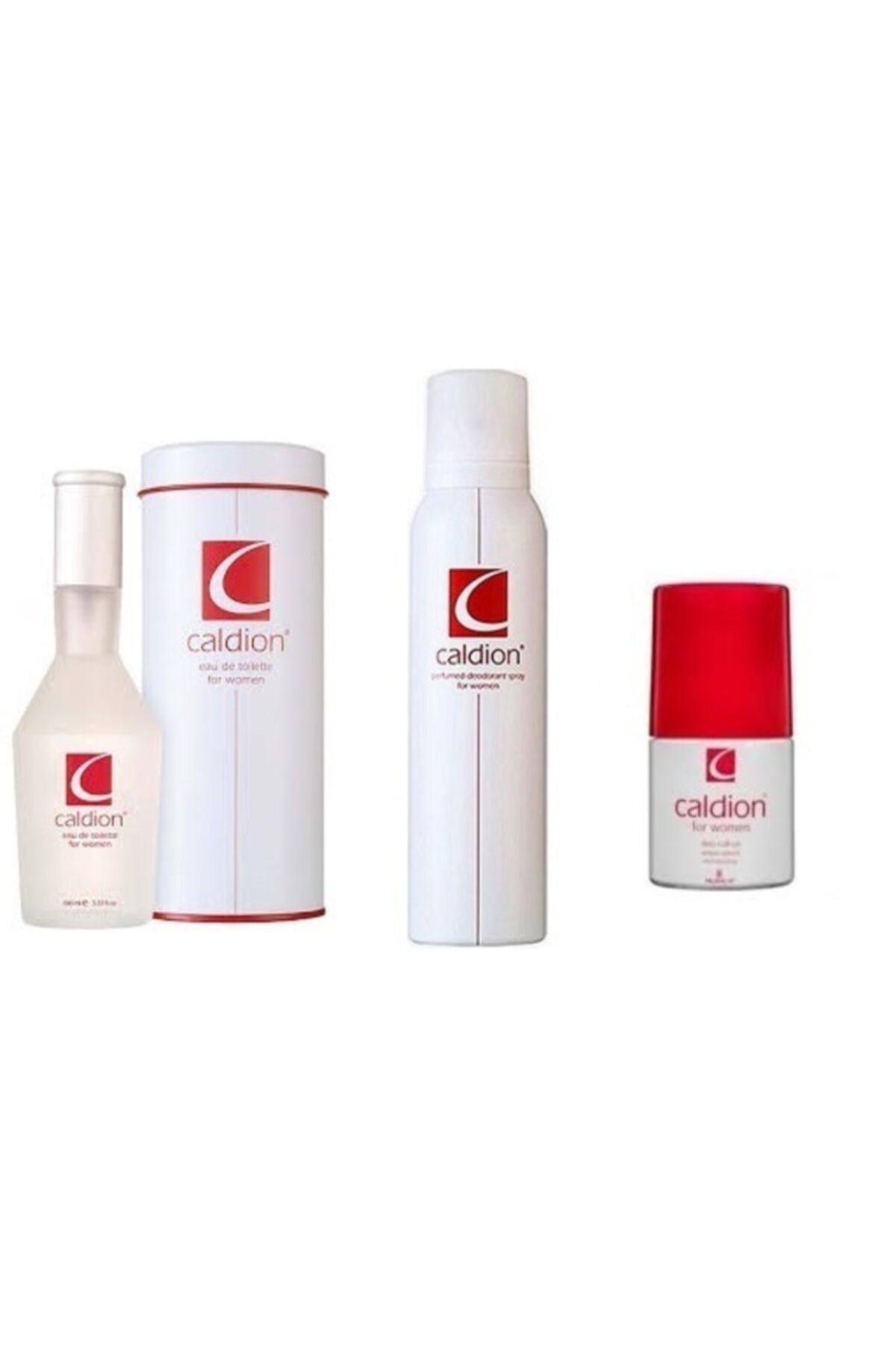Caldion Orıjınal For Women Üçlü Set Edt 100 Ml Kadın Parfüm ve 150 Ml Deodorant 50 Ml Rollon