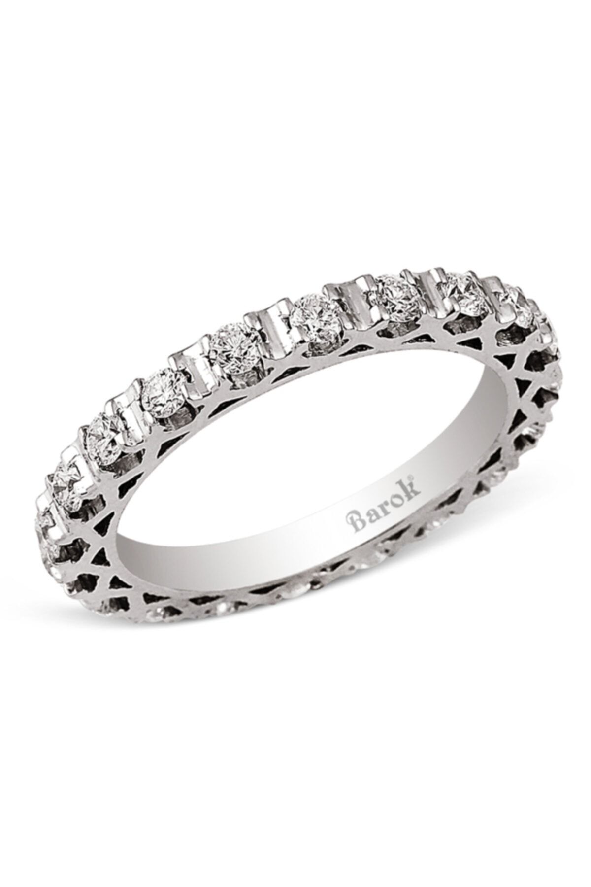 Barok Diamond Pırlantalı Ivona Tamtur Yüzük 1.03ct 18 Ayar