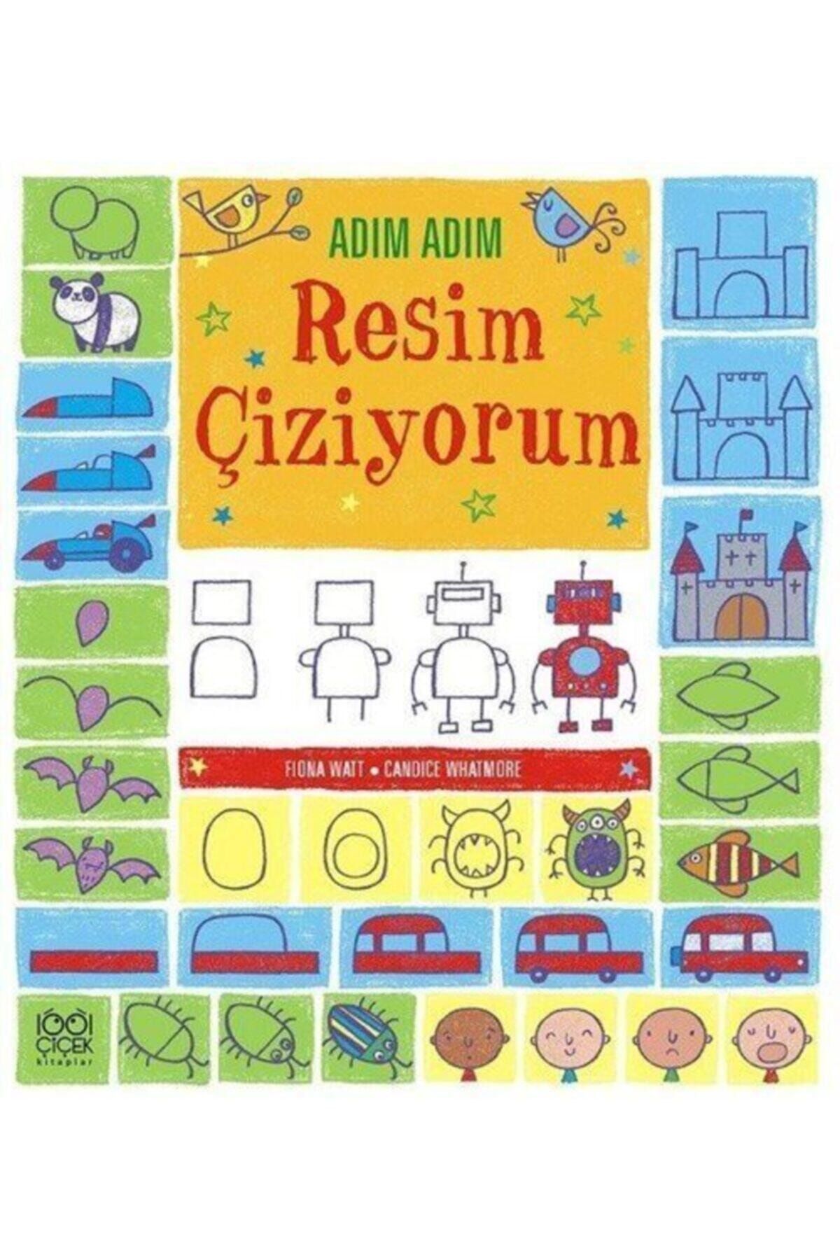 1001 cicek kitaplar adim adim resim ciziyorum fiona watt fiyati yorumlari trendyol
