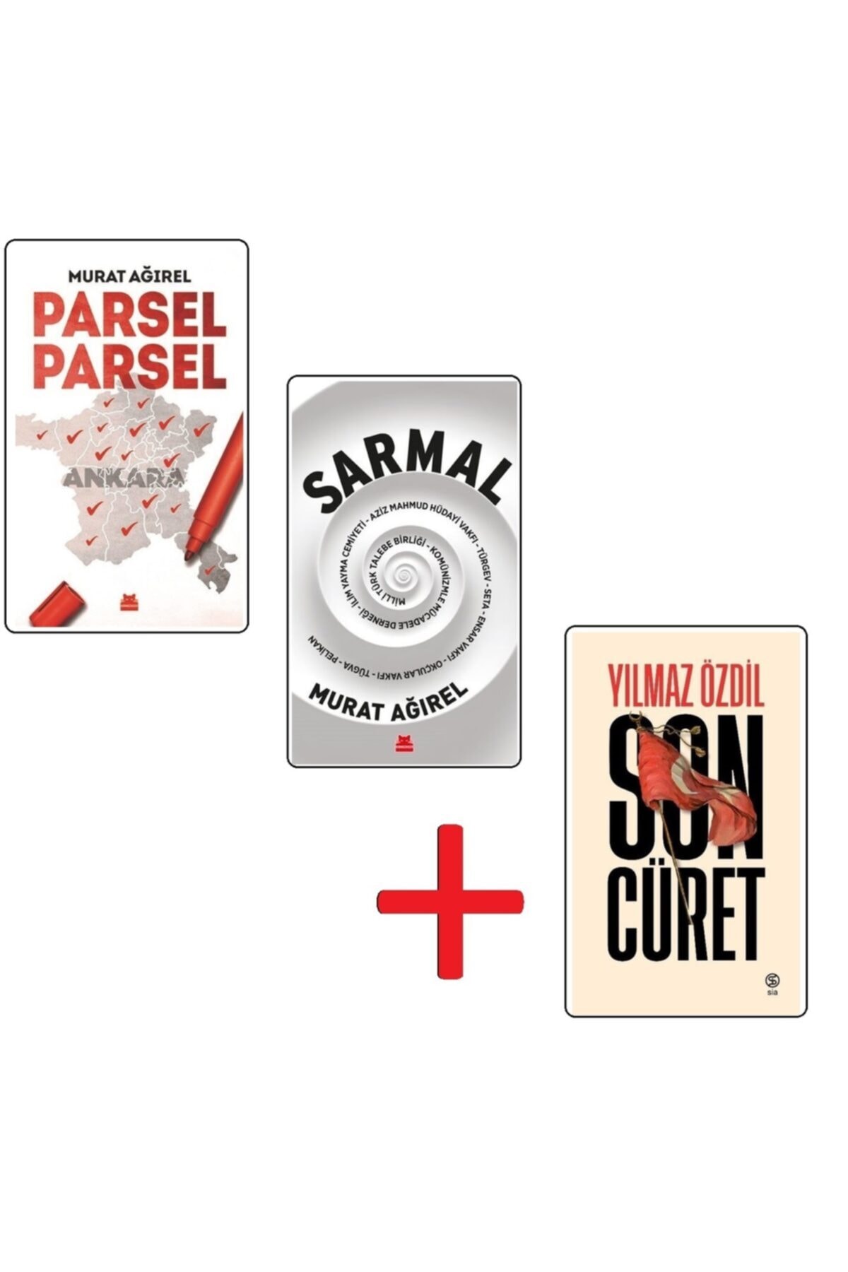 Kırmızı Kedi Yayınları Parsel Parsel + Sarmal + Son Cüret
