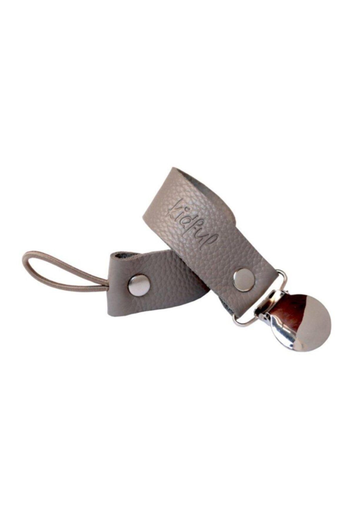 Çeşitli Kidful Bitkisel Boyalı Emzik Askısı Dark Oak Dark Oak