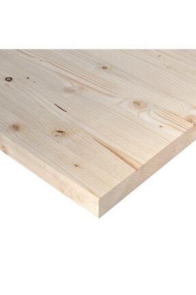 (EBAT 14,8X21 CM-KALINLIK 18 MM-1 ADET) Ladin Ahşap Plaka Masif Panel Tabaka Image 0