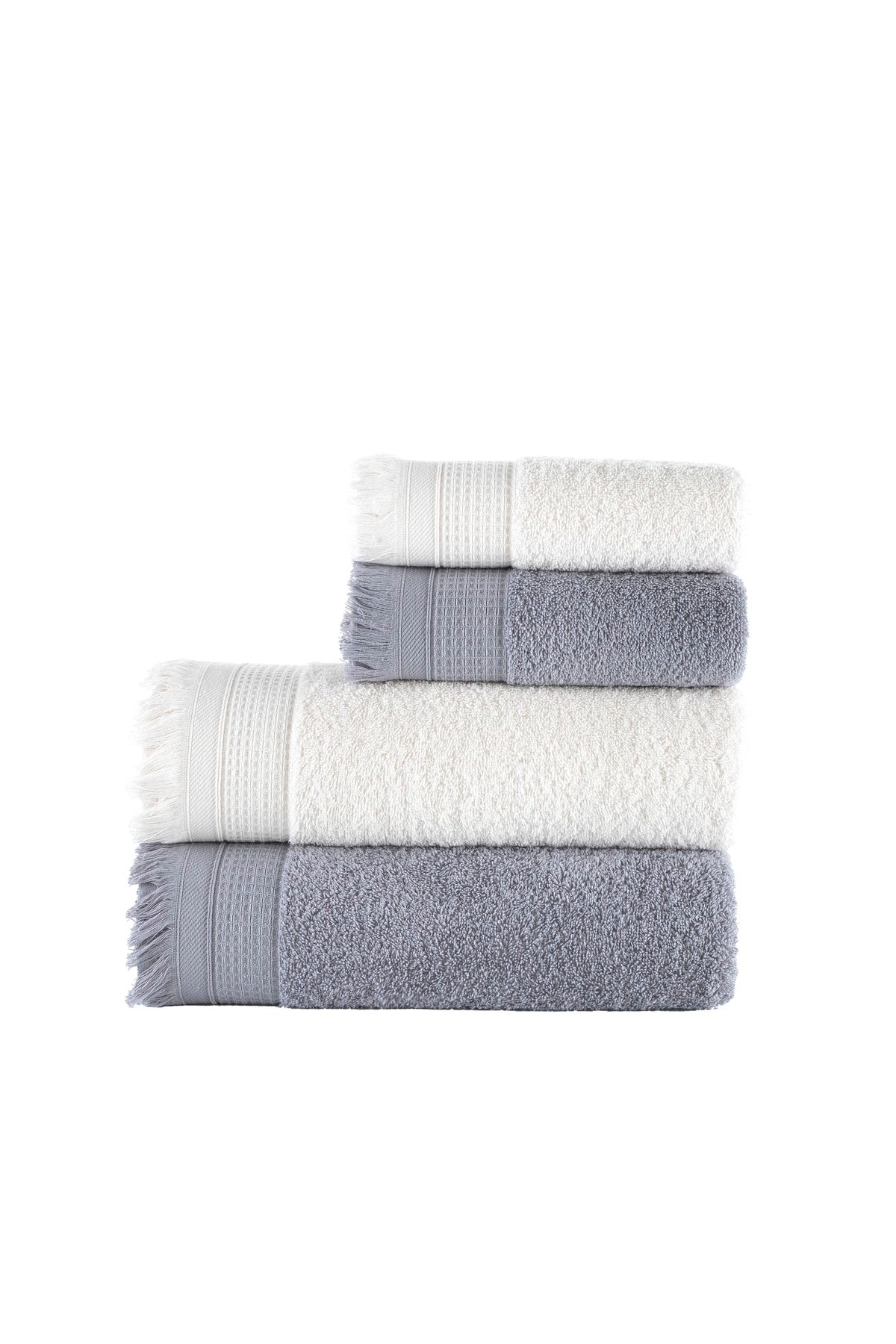 Gray and teal towels on sale
