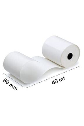 10 Adet 80 X 40 Metre Yazıcı Rulosu Termal Rulo Image 0