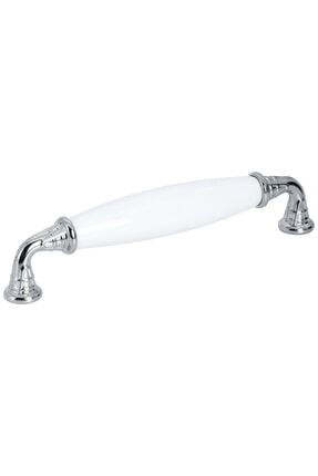 Porselen GÖRÜNÜMLÜ Kulp Dolap Çekmece Mobilya Mutfak Çocuk Kulbu Sude 128mm-beyaz-st804ar Image 0