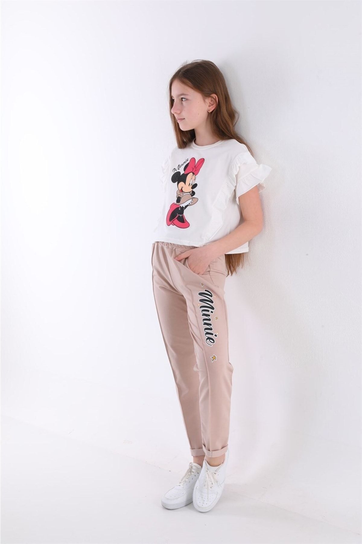 M N KO K DS Sweatsuit set Brown Trendyol