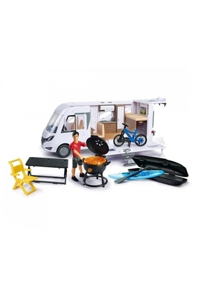 Kamp Seti Aracı, Oyuncak Karavan, Camper Set, 30 Cm, 203837021 Image 5