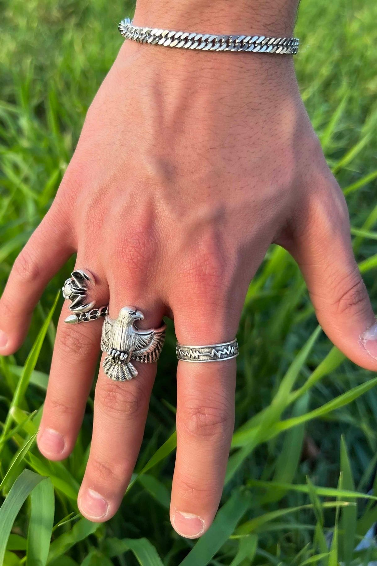 Unisex engagement rings discount sets