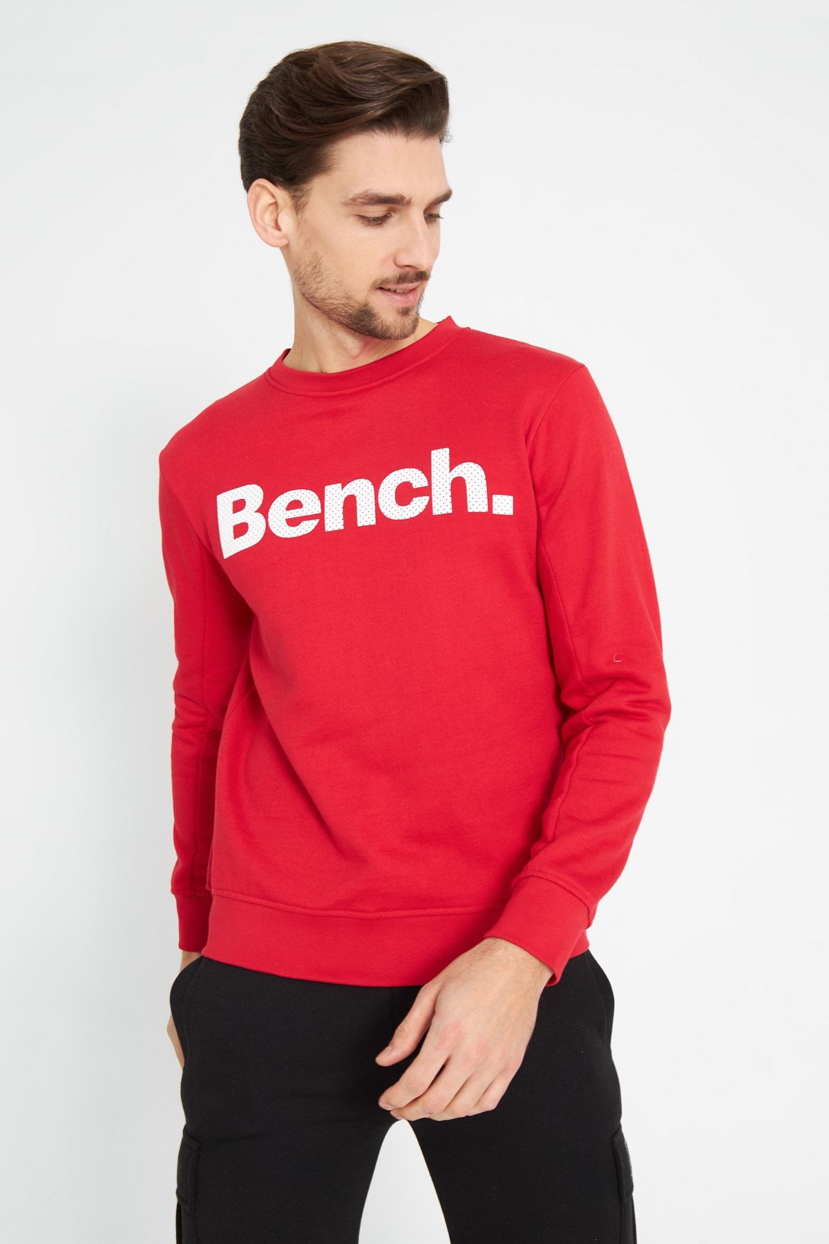 BENCH Sweatshirt - Red - Regular fit - Trendyol