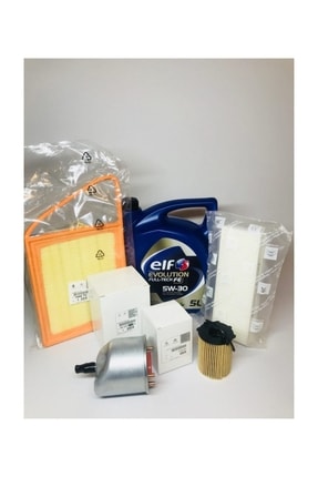 1.6 Hdi Filtre Bakım Seti Elf 5w30 Motor Yağı Image 0
