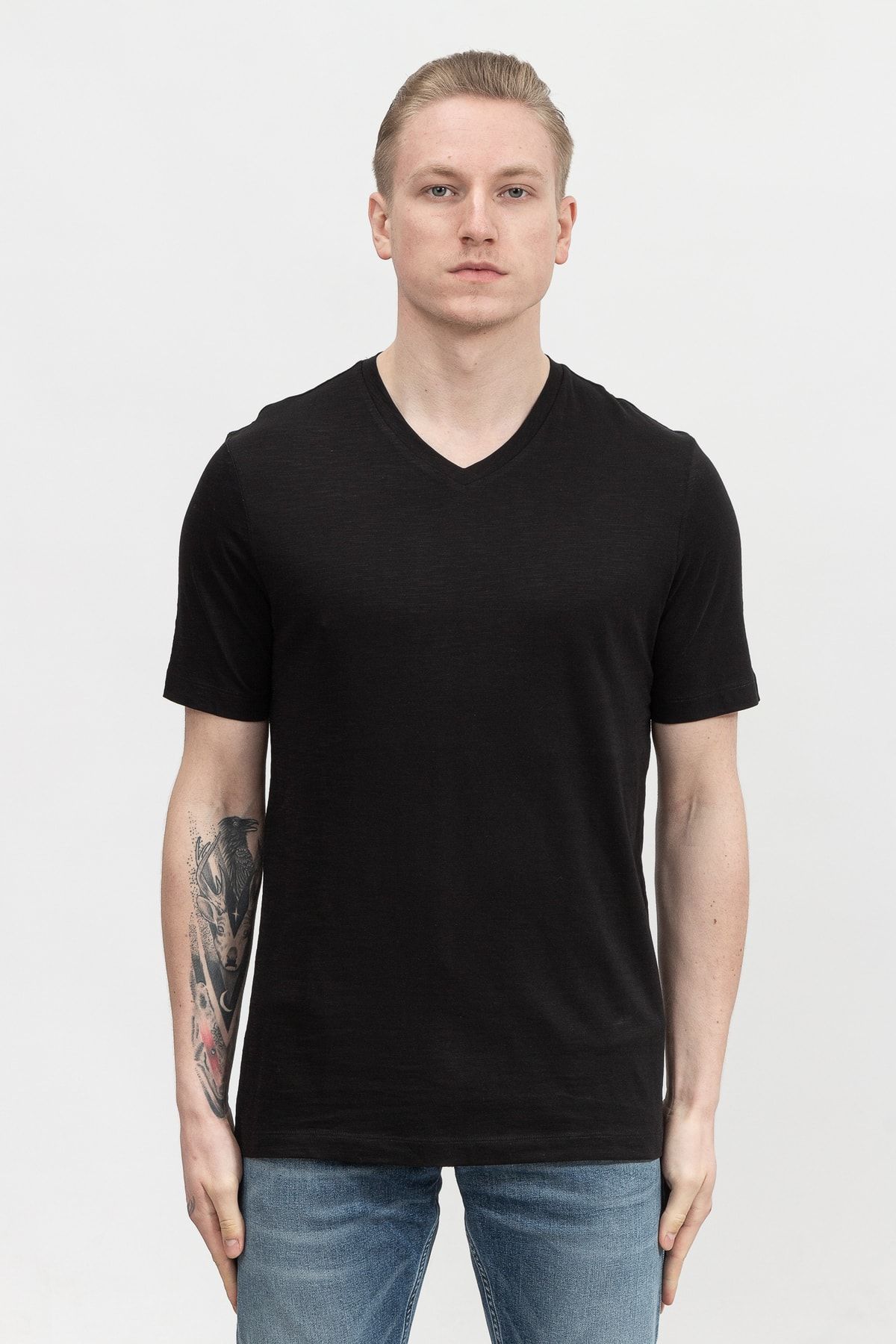 Boss Tilson Erkek V Yaka T-shirt50468433