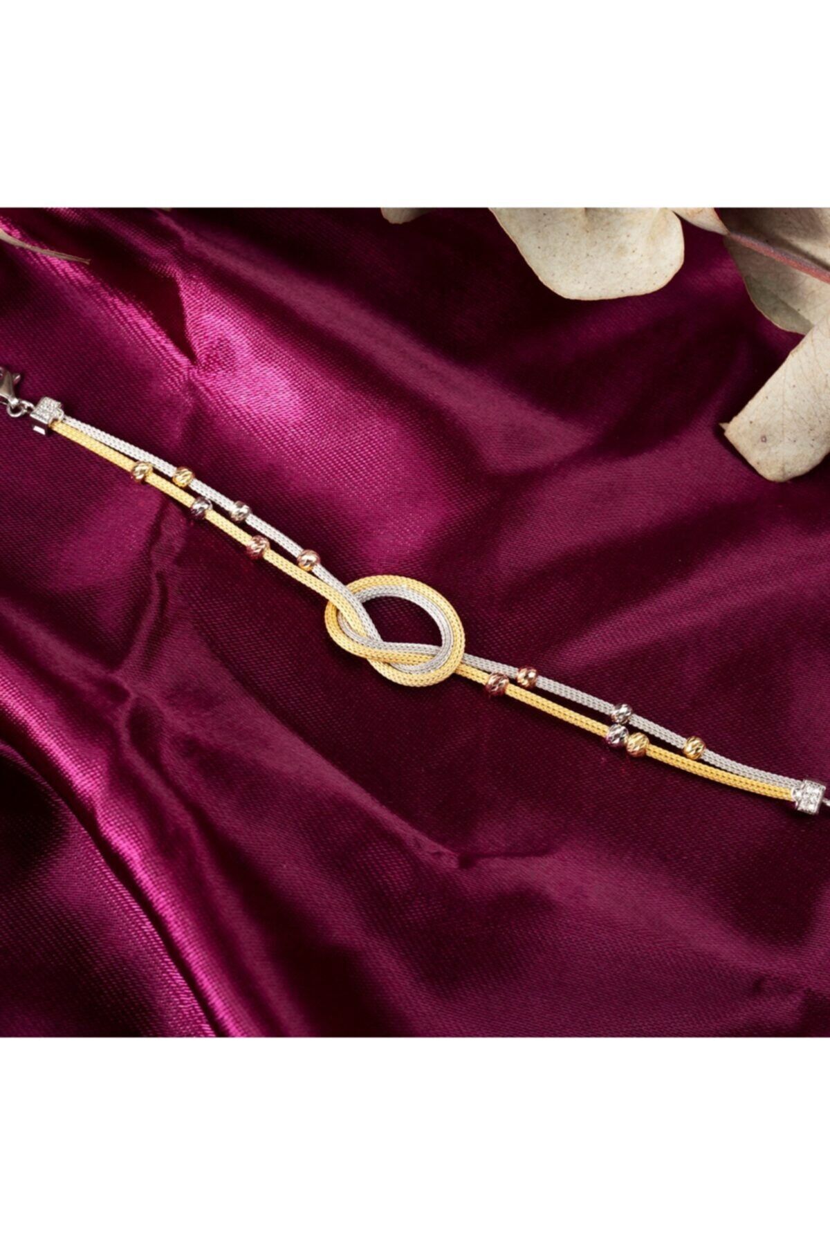 Yantra Silver Aşk Düğümü Gümüş Dorika Bileklik