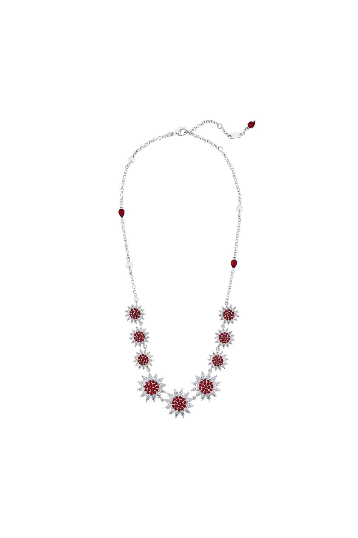 Swarovski Kolye Botanical-necklace D1 Siam-rhs 5535822