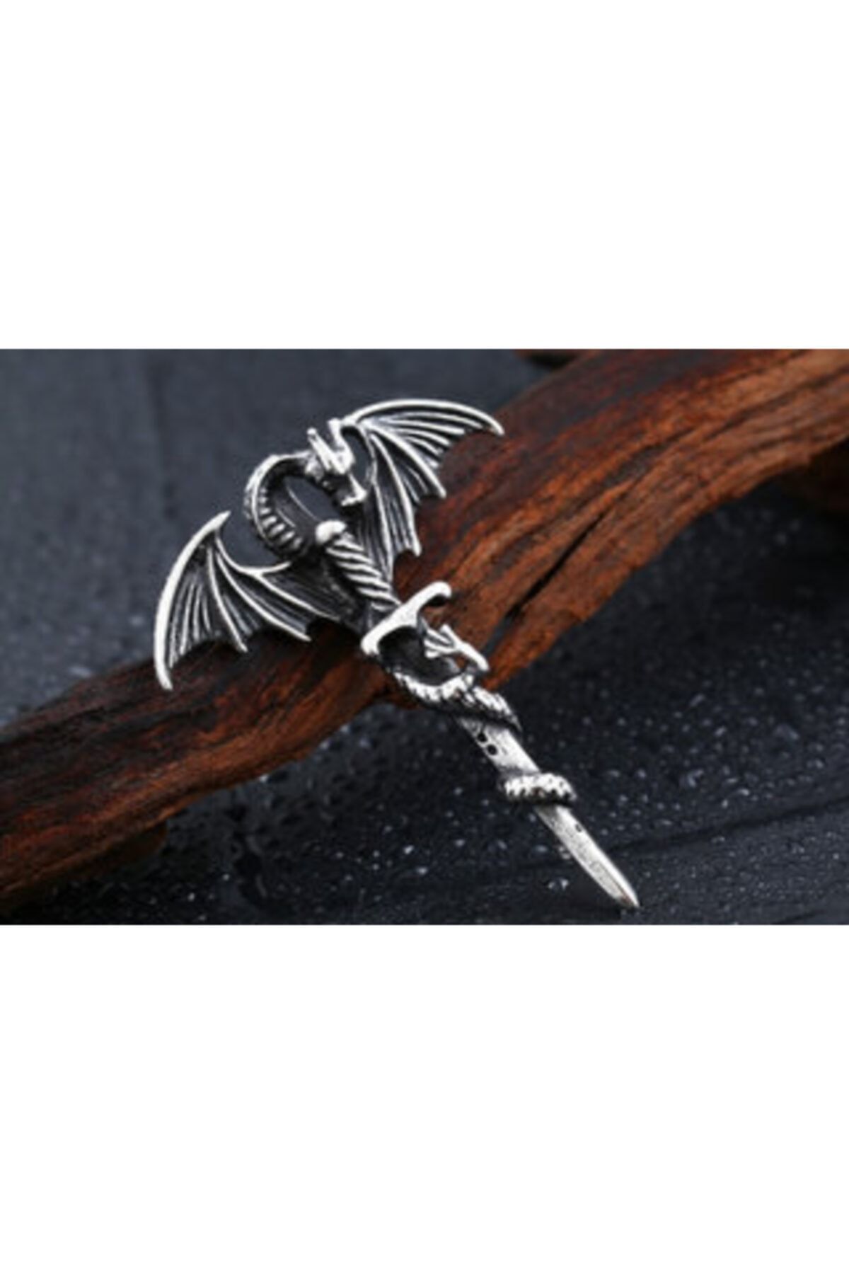 daisybydaisy Paslanmaz Çelik Unisex Dragon Ejderha - Ejder Kolye