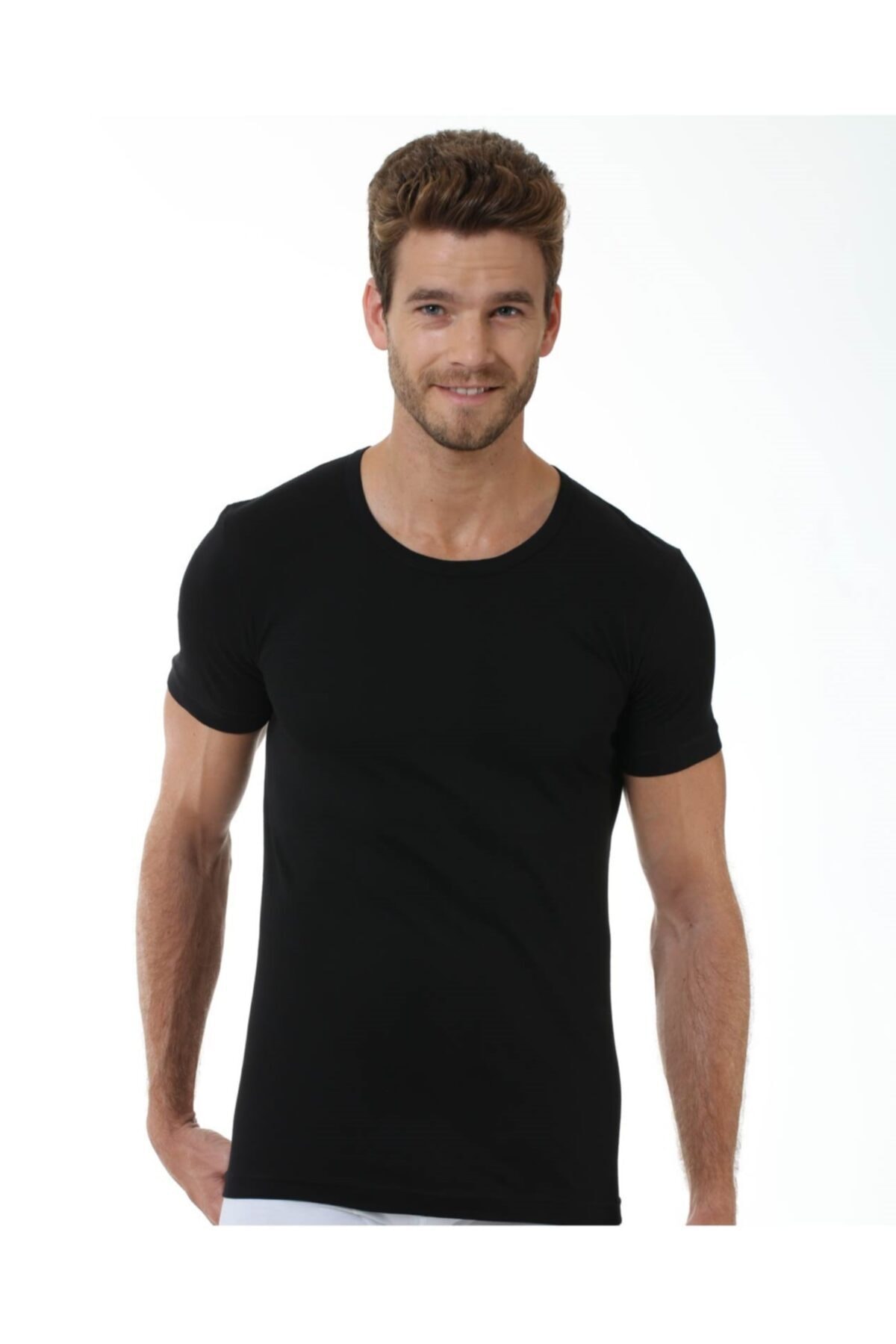 Öztaş Underwear Erkek Süprem Siyah Fanila 3 Lü