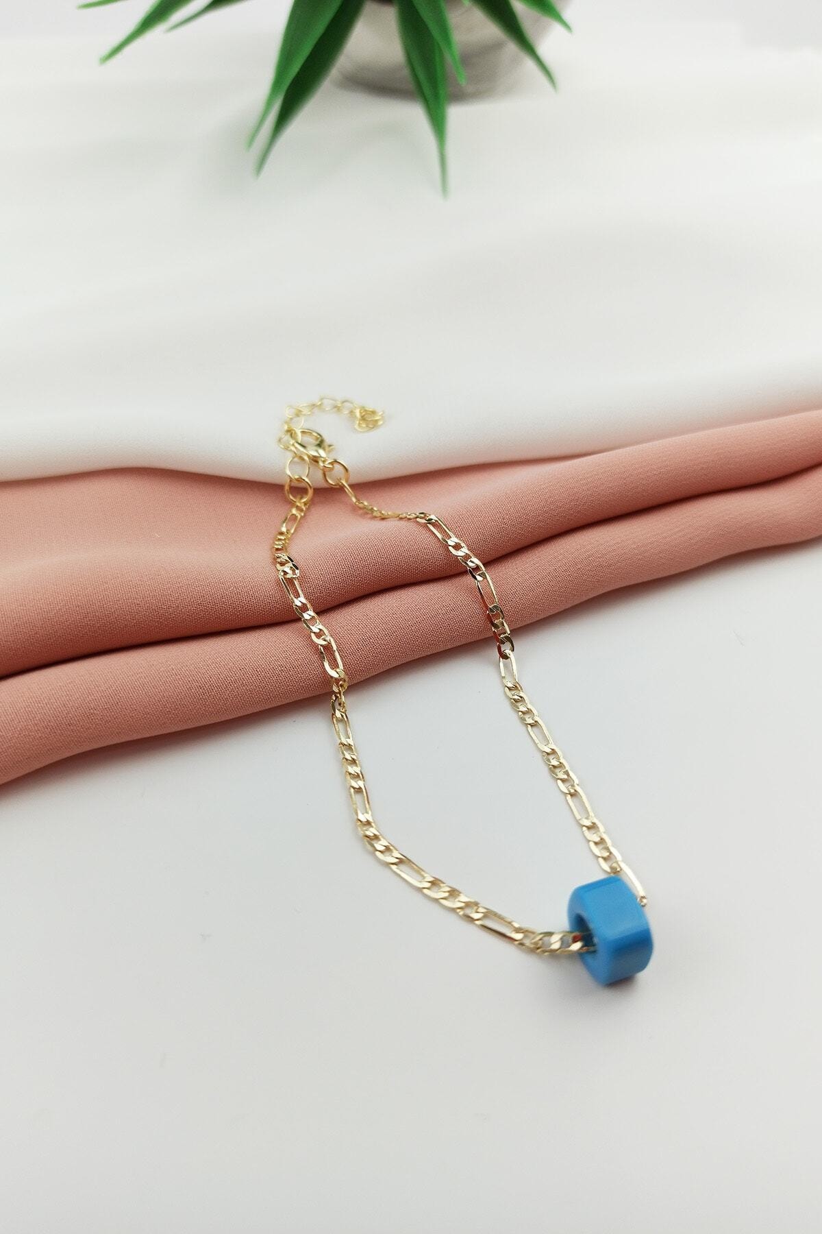 XLady Accessories Nostalji Mavi Boncuk Halhal