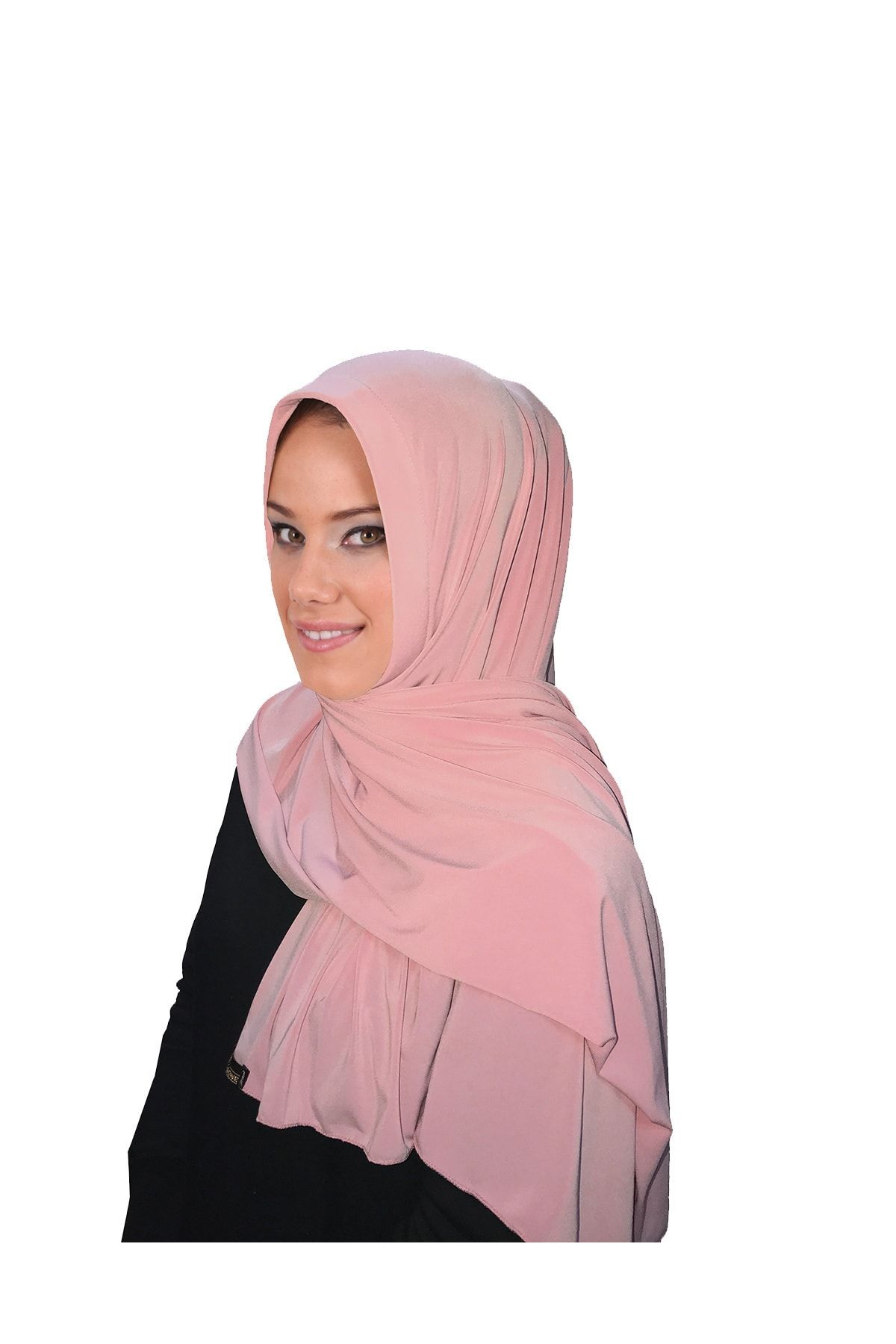 fidan bone Pratik Şal Önü Süngerli Pudra Hazır Türban Tesettür Bone
