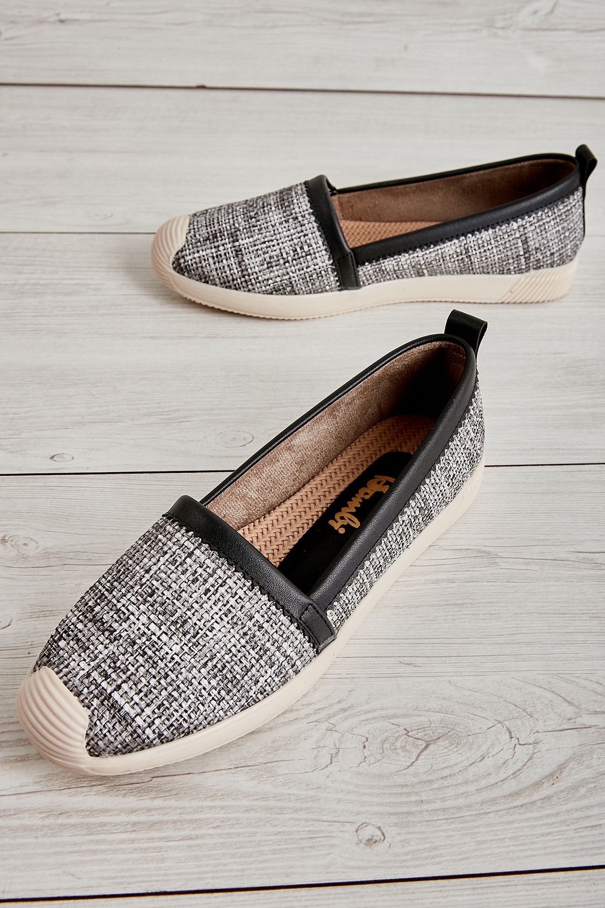 Bambi Siyah Kadın Espadril L0674036510