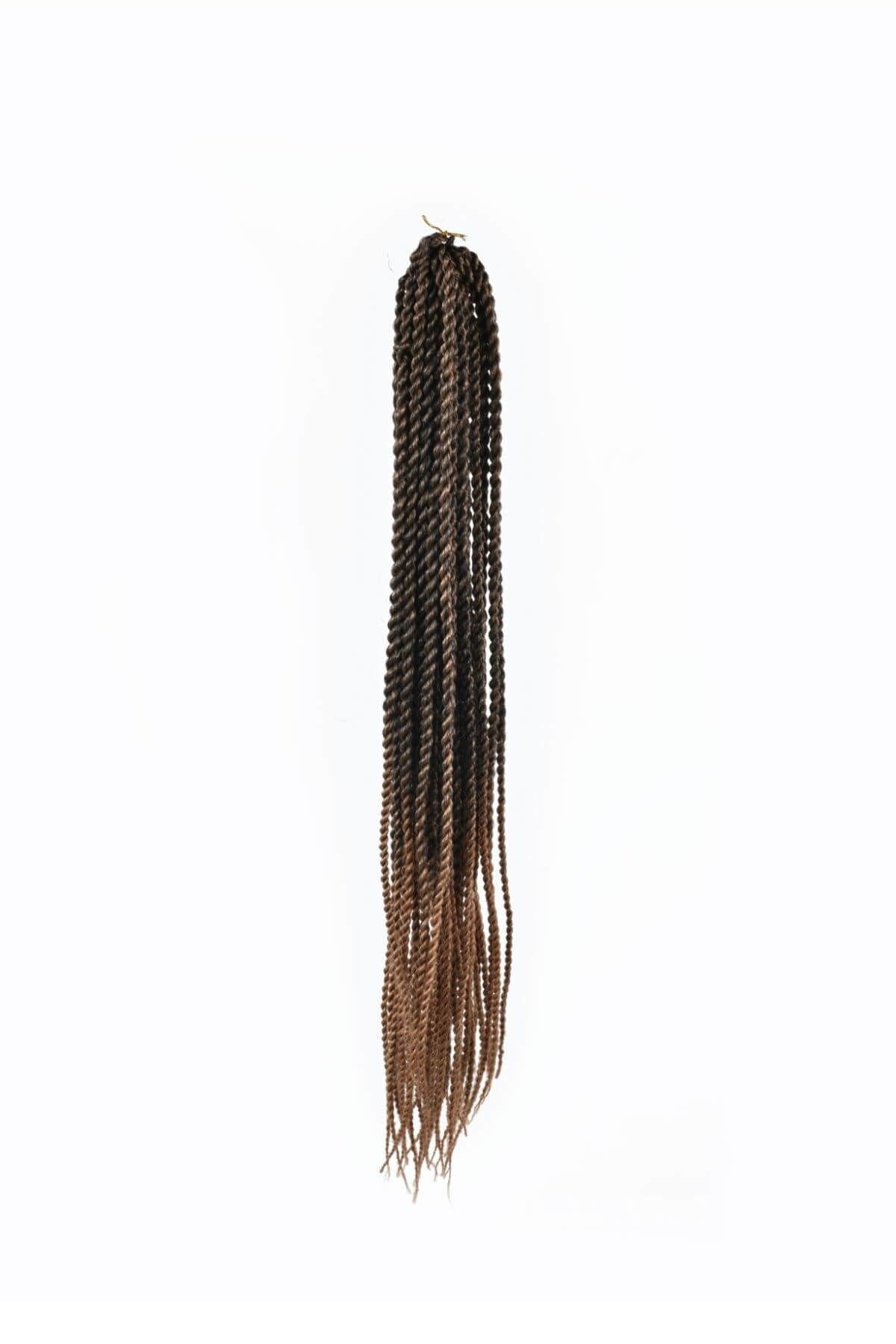 Invisible Hair Afro Ombre Ince Twist Kumral Bal