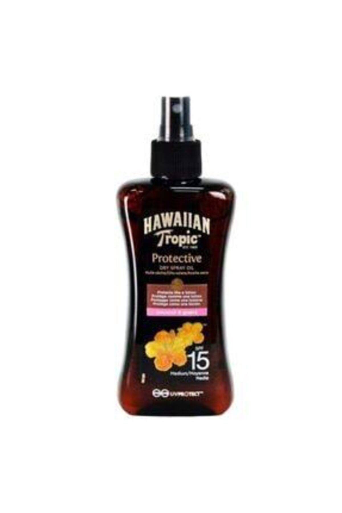Hawaiian Tropic Güneş Yağı Hindistan Cevizi, Egzotik Tropikal Çiçekler Içeren Koruyucu Bronz Yağ Spf 15