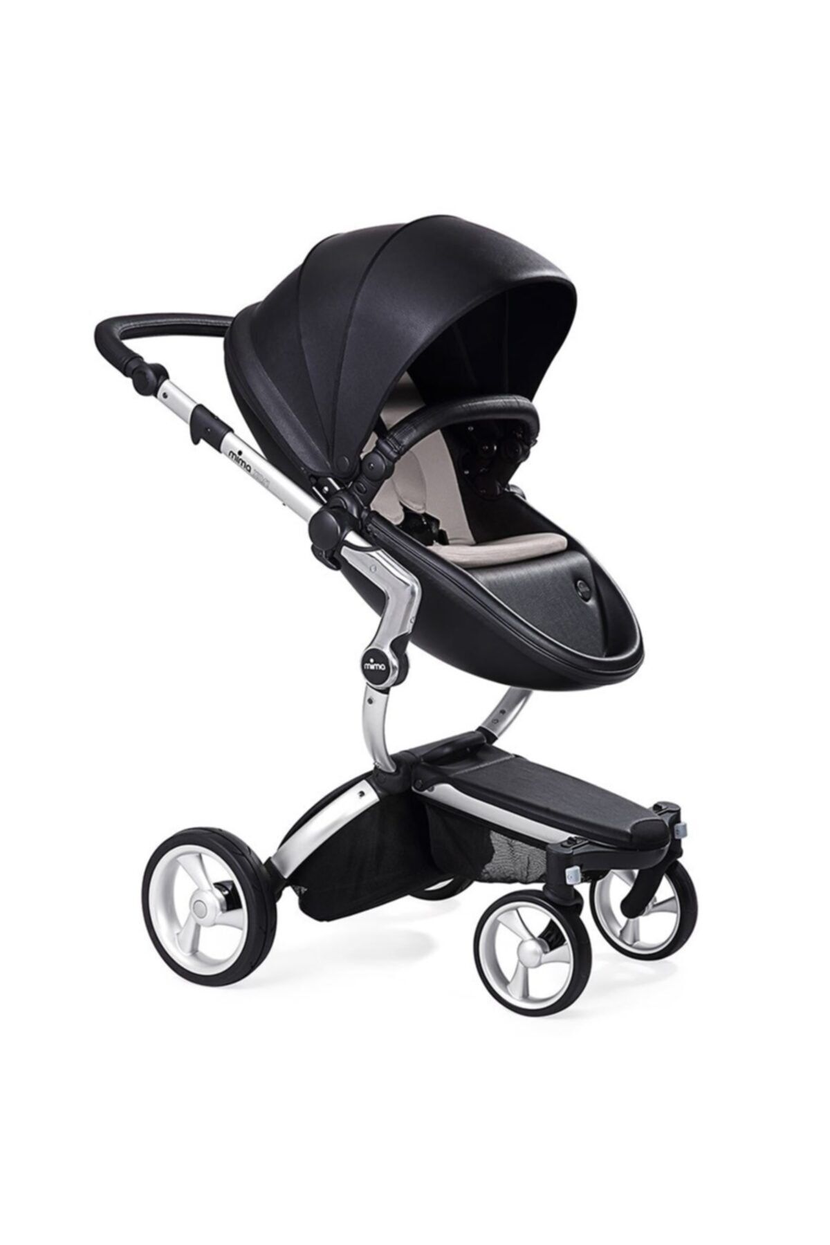mima xari bebek arabasi silver black fiyati yorumlari trendyol