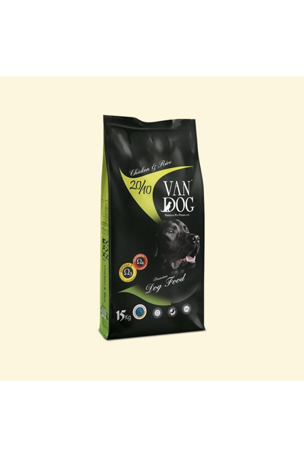 Vancat Vandog Tavuklu Pirinçli Yetişkin Köpek Maması 15 Kg