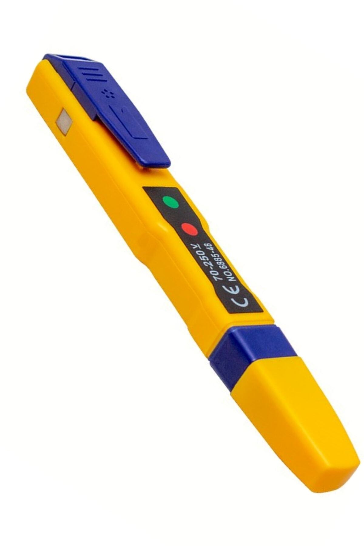 Powermaster Temassız Kablo Faz Voltaj Dedektörü Dijital Kontrol Kalemi (Dedektörlü Voltaj Test Cihazı-aleti)