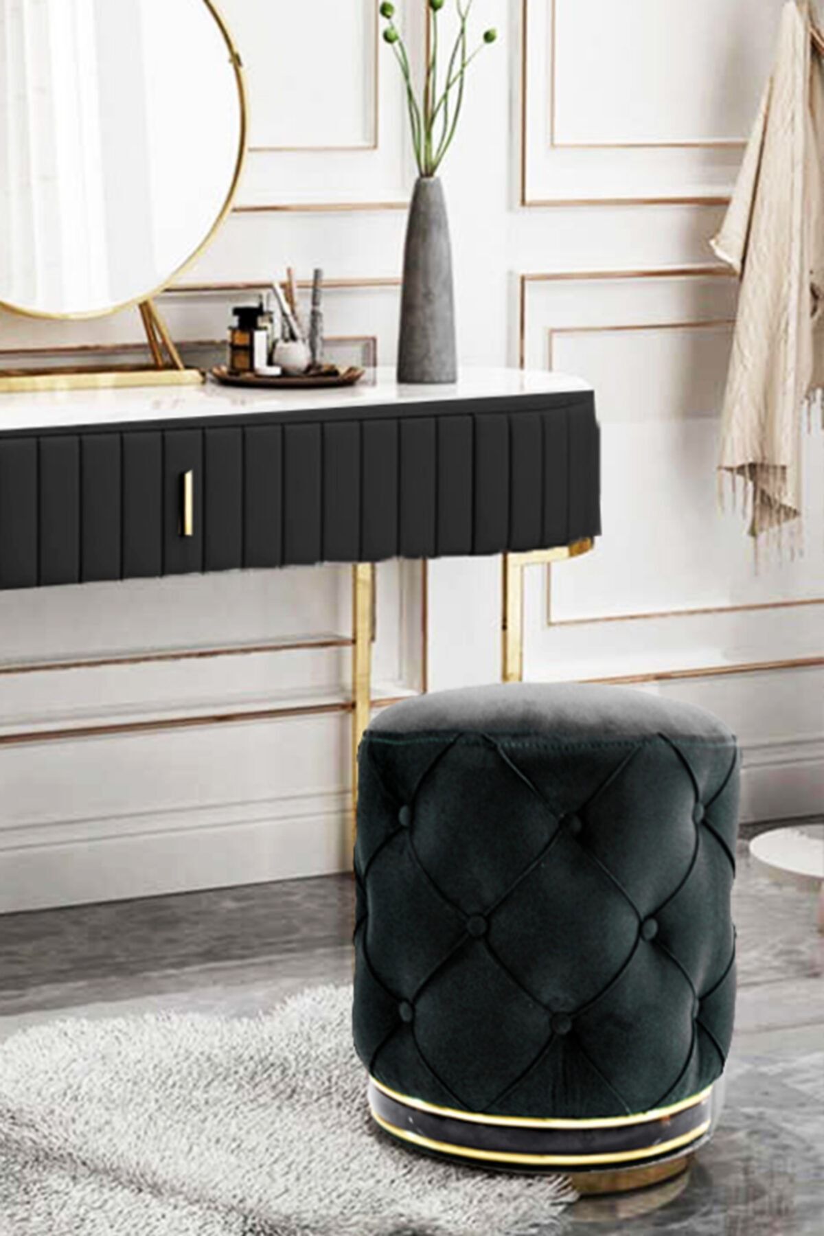 Zem Lunge Chester Black- Gold Puf