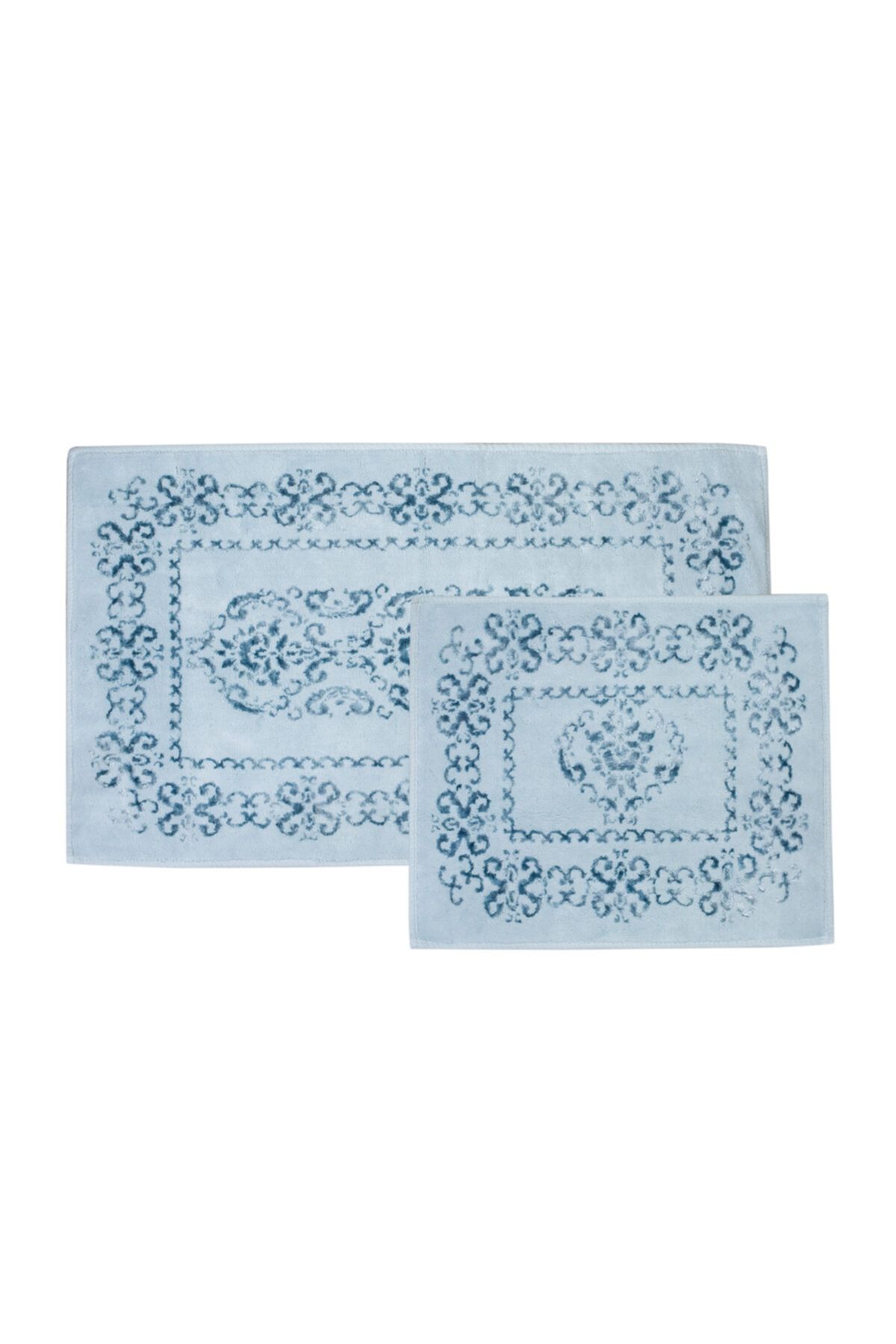 Karaca Home Azalea Aqua 2'li Banyo Paspası