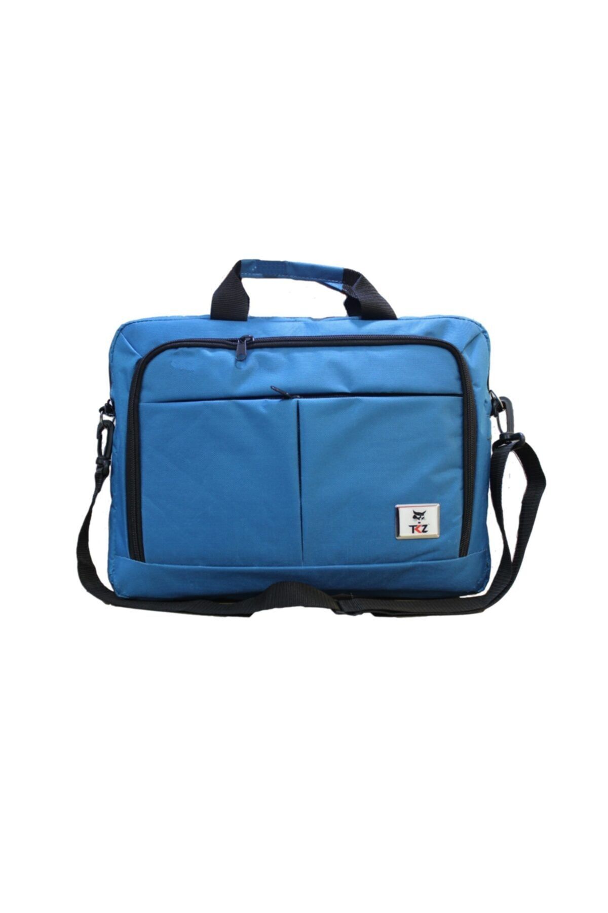 TKZ Tk-683 Su Geçirmez Çift Bölmeli Valiz Taşıma Aparatlı Notebook Çantası ( Mavi)