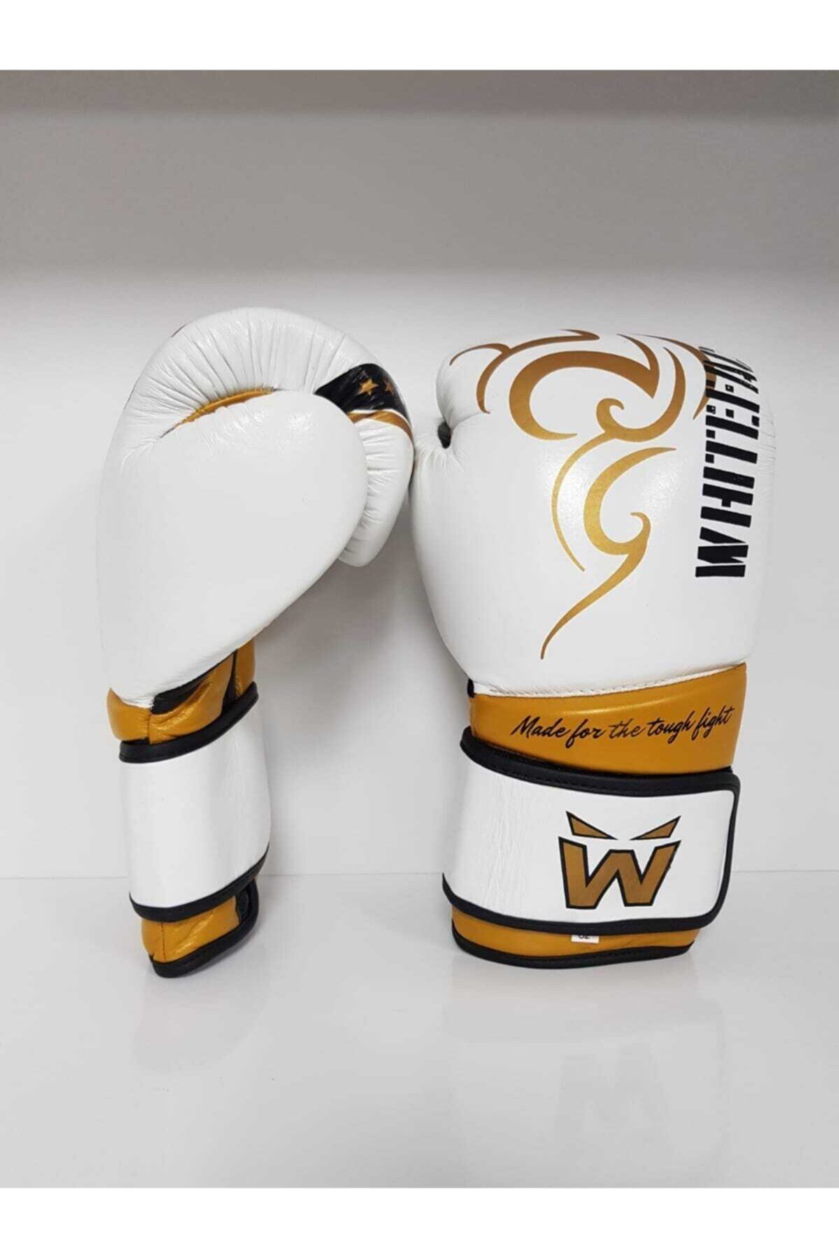 whiteface Gold Hakiki Deri Boks Eldiveni
