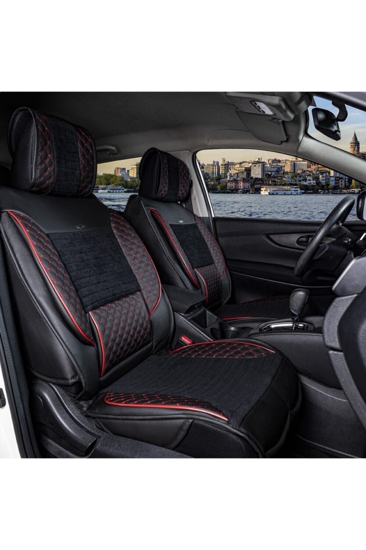 Stil Ford Focus 2 Lüks Deri Oto Koltuk Kılıfı Ön/arka Set