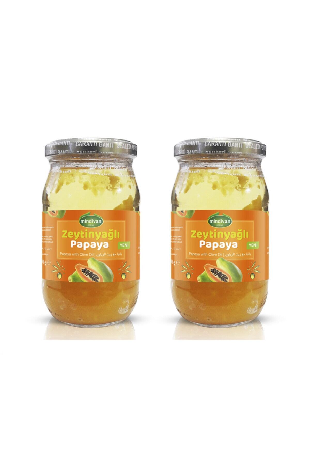 Mindivan Papaya Zeytinyağlı 300 gr X 2 Adet