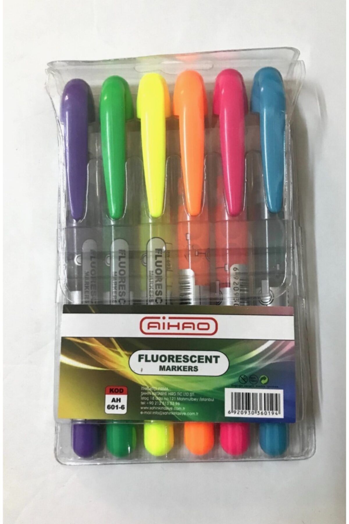 Aihao Mikro 601-6 Dörtlü Fosforlu Kalem