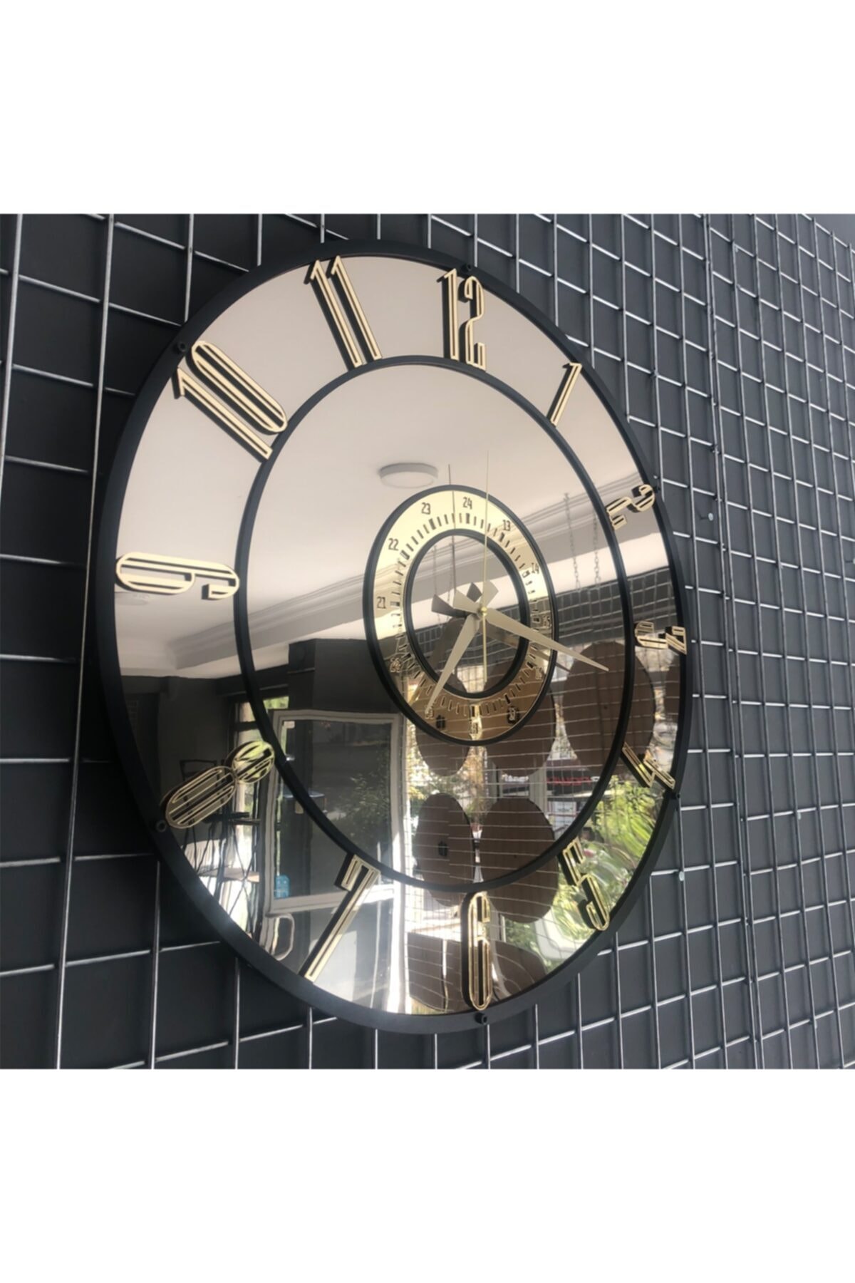 Kuzata Pleksi Aynalı Saat Özel Seri 2 - 70 cm