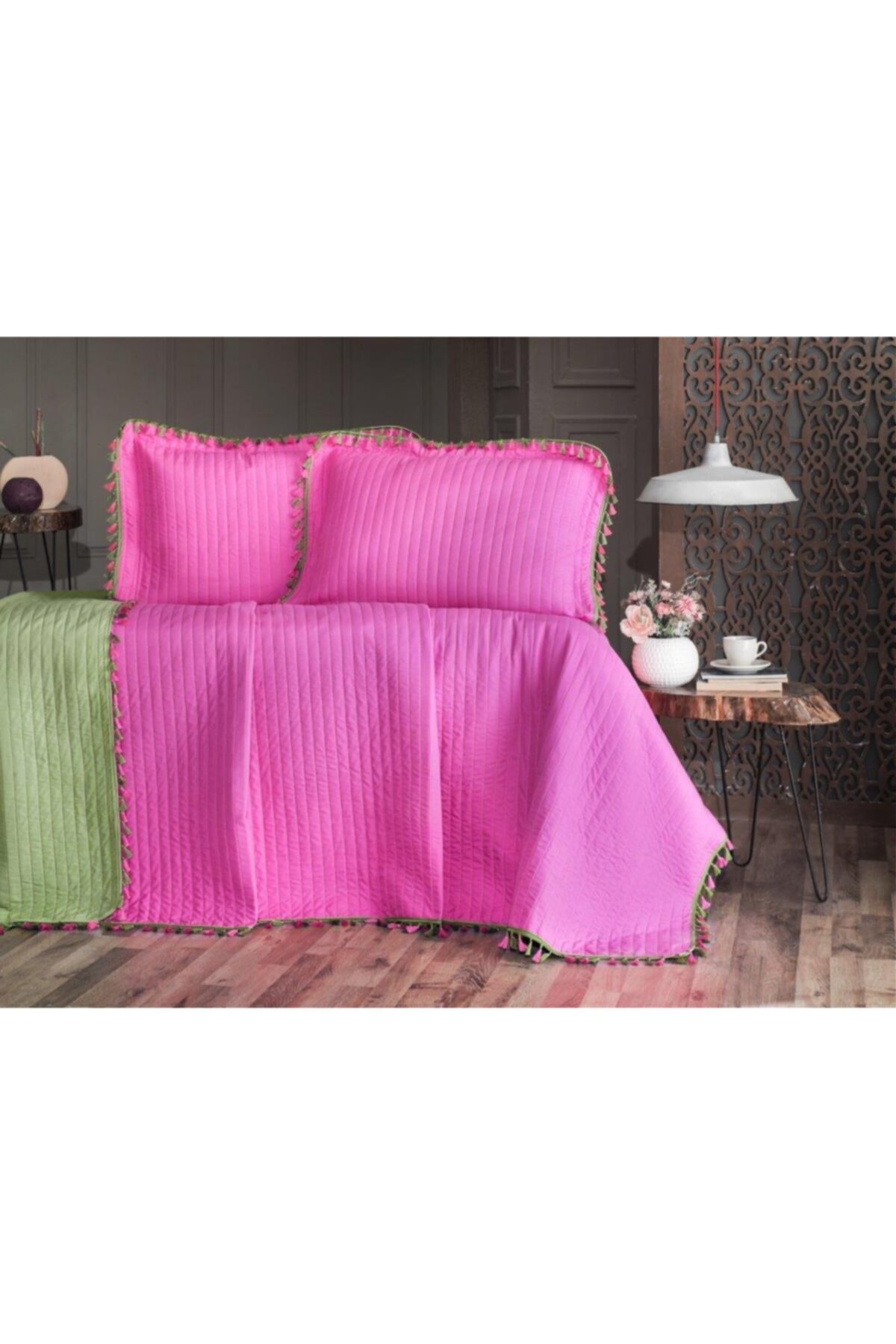 evim puskullu yatak ortusu duz fiyati yorumlari trendyol