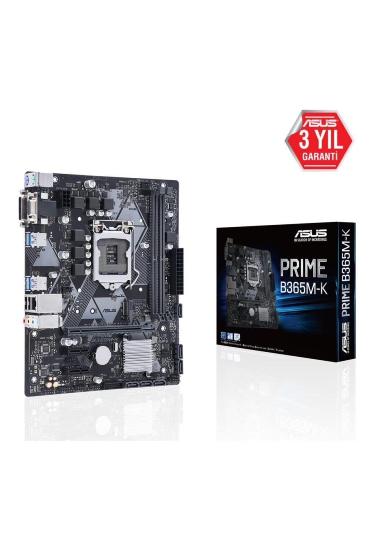 ASUS Prıme B365m-k 1151p Ddr4 2666mhz Anakart