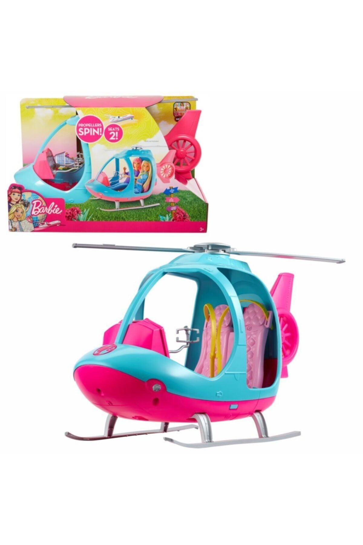 Zebaroom Fwy29 Barbie®'nin Pembe Helikopteri