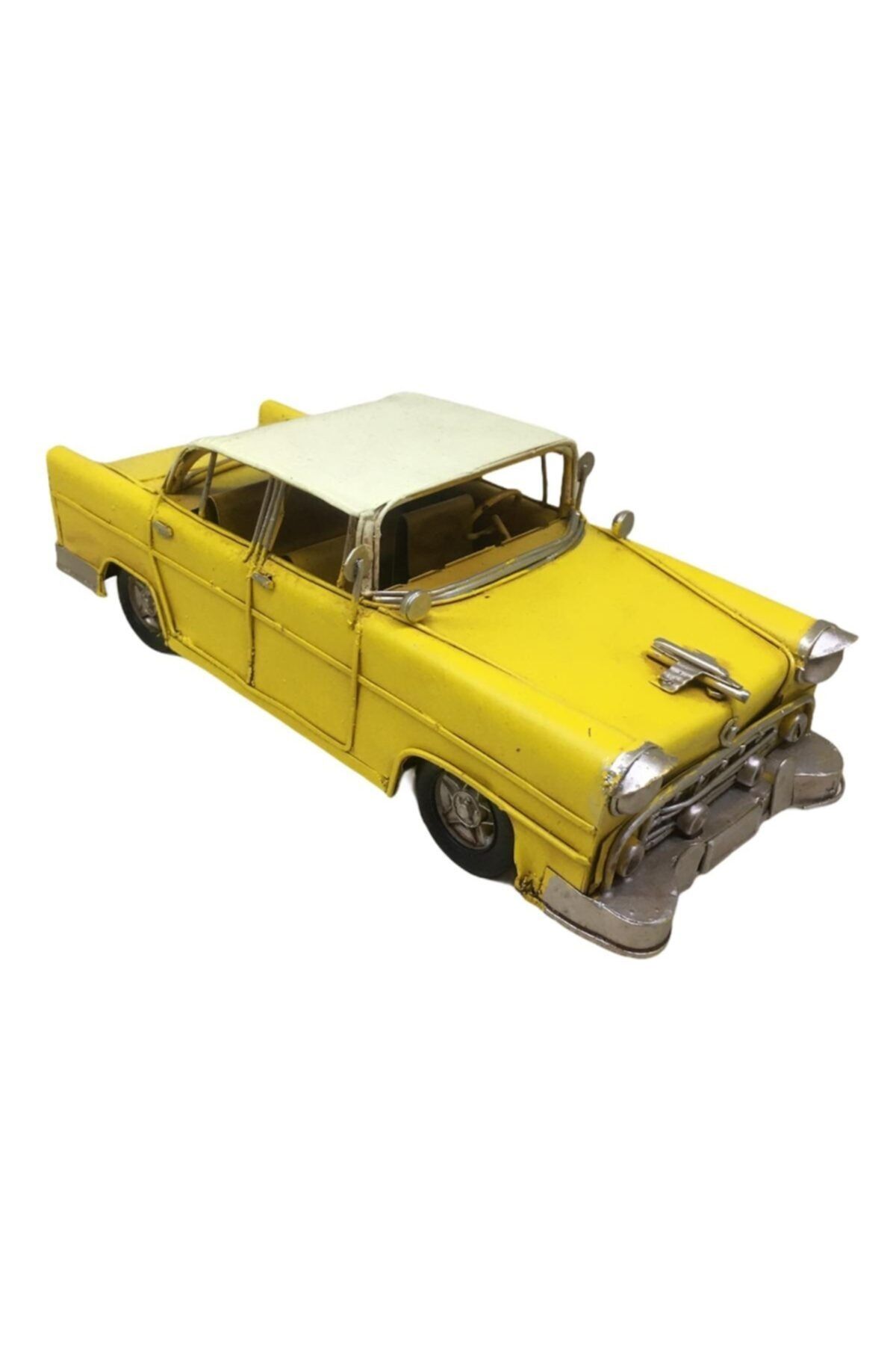 SYNOPE Dekoratif Metal Klasik Sarı Chevrolet Büyük Araba Model Sv94