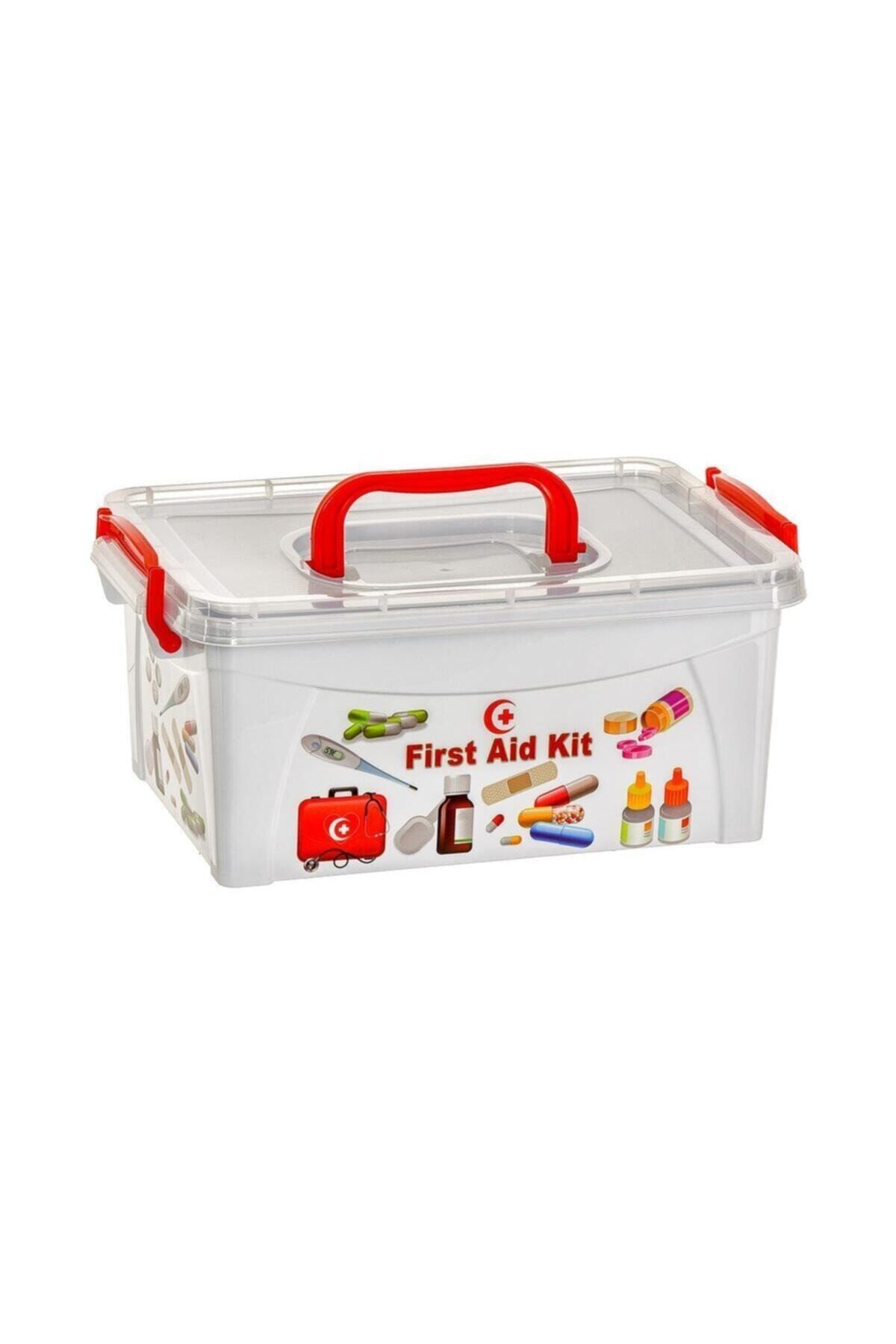 Emofom First Aid Box Ilk Yardım & Ilaç Kutusu 5 Litre Ilaçlık