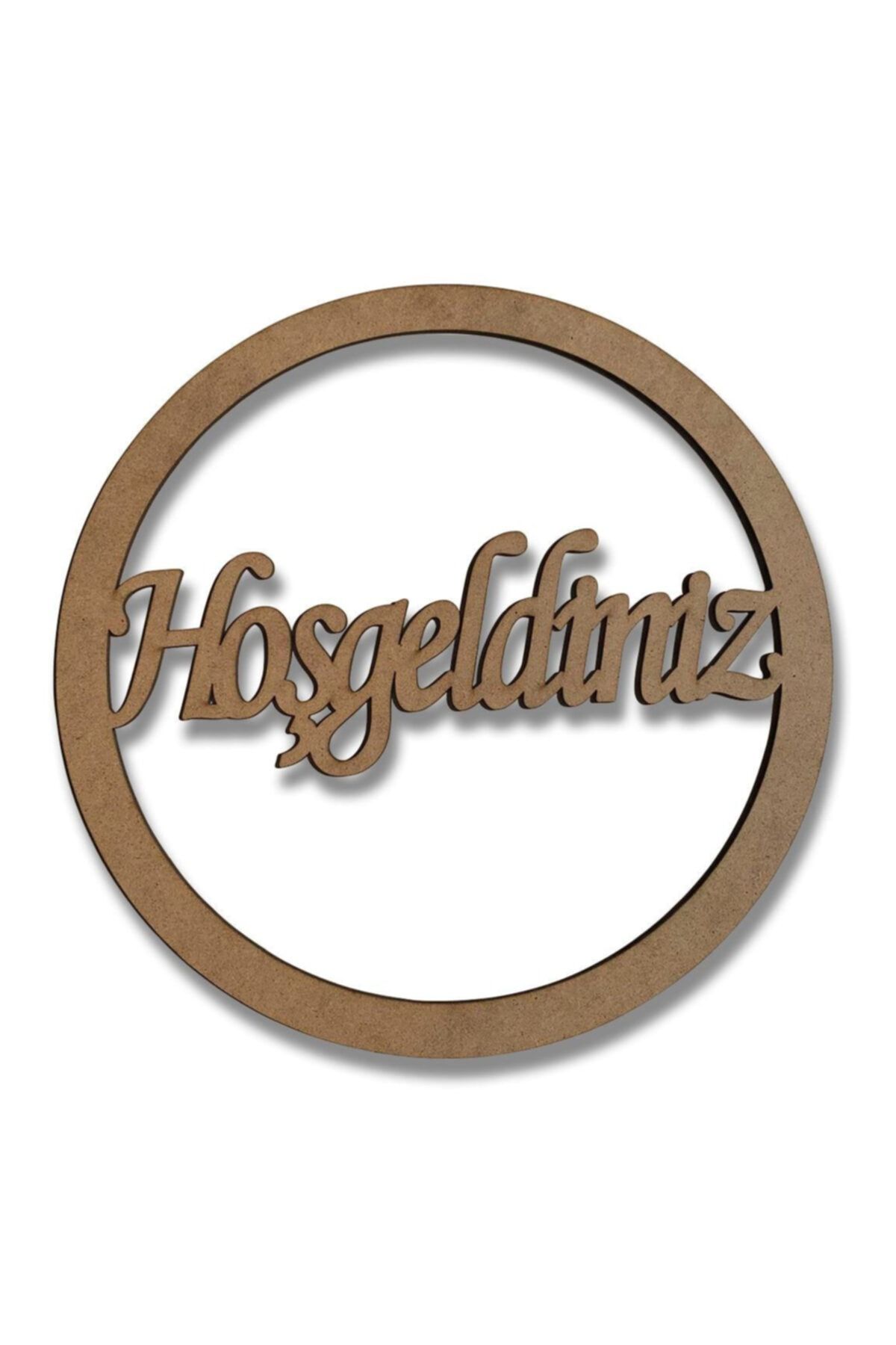 hobicenter Hoşgeldiniz Ahşap Kapı Süsü